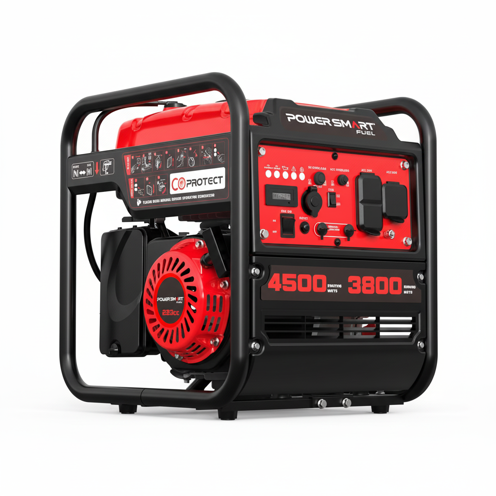 4500W Open Frame Inverter Generator w/ CO Alert DB5041C
